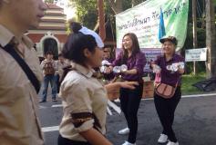 กิจกรรมประเพณีรับน้องขึ้นดอย ปี 2557